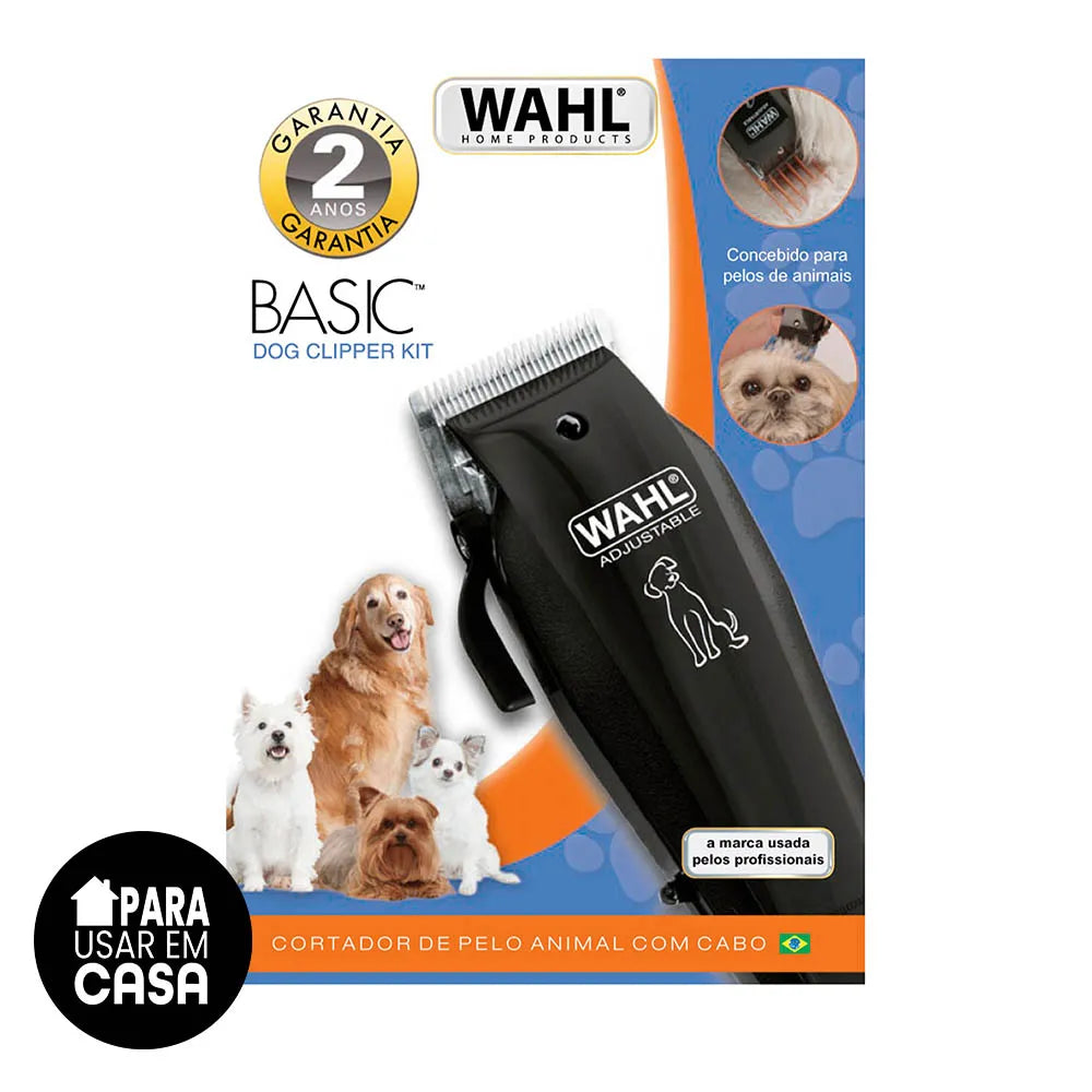 Máquina Para Tosa Animal Pet Wahl Basic Dog Clipper 127V - Máquina Para Tosa - Basic Dog Clipper Kit 127V