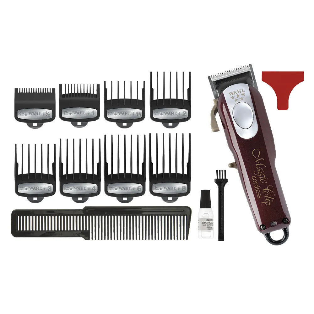 Kit Máquina de Cortar Cabelo Wahl Magic Clip Cordless Bivolt