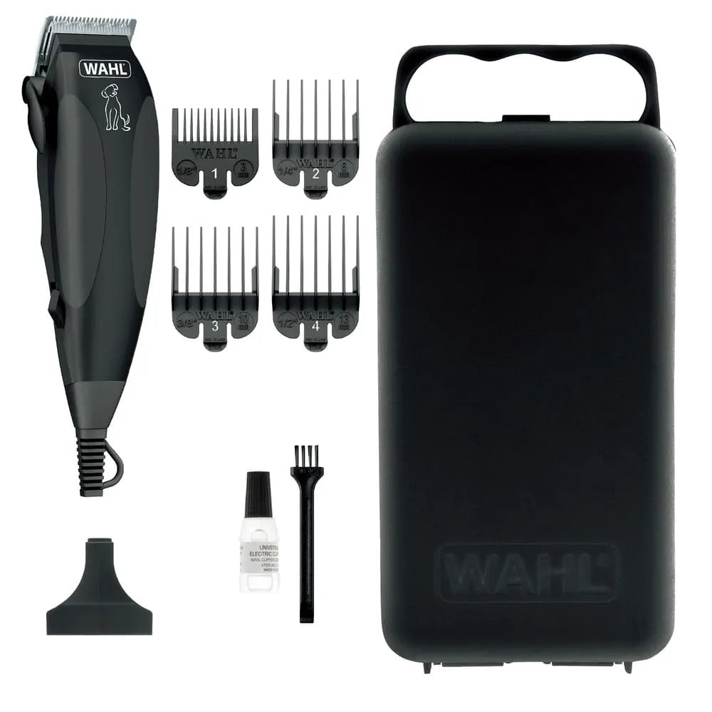 Máquina de Tosa Animal Pet Clipper Kit Preta Wahl